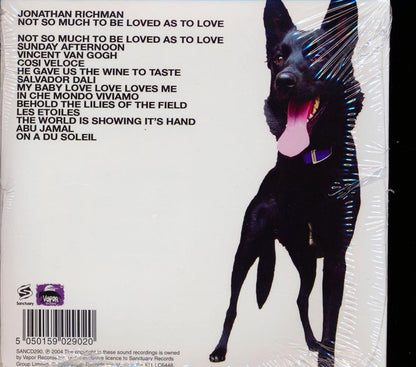 Jonathan Richman Not So Much To Be Loved As To Love Music CD