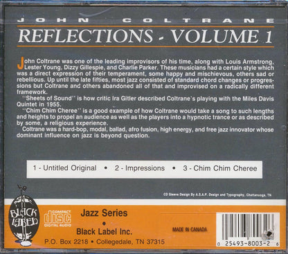 John Coltrane Reflections marked/ltd stock Music CD