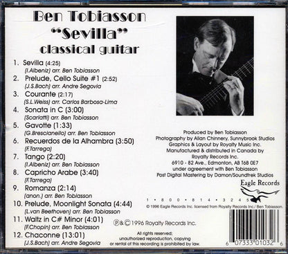 Ben Tobiasson - Seville Classical Spanish Guitar Music CD