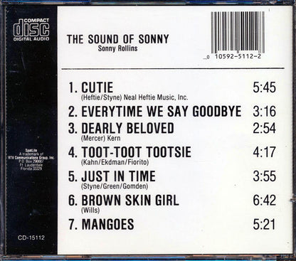 Sonny Rollins - The Sound Of Sonny Music CD