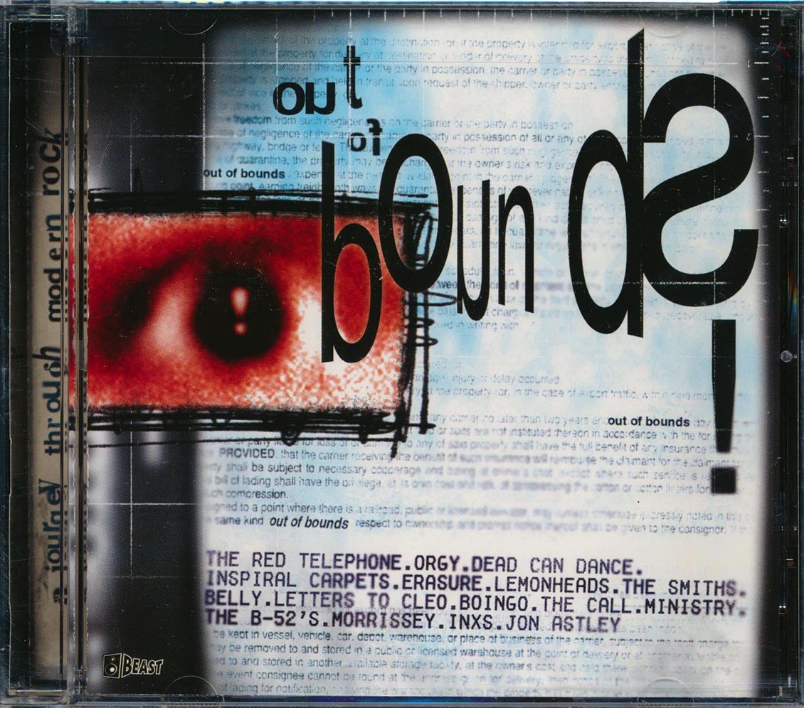 Morrissey, INXS, Dead Can Dance, The Smiths, Etc. - Out Of Bounds: A Journey Through Modern Rock Music CD