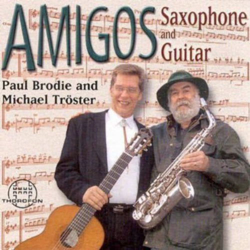 the album cover for Paul Brodie - Amigos