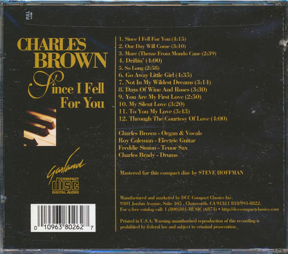 Charles Brown - Since I Fell For You (stereo) (marked/ltd stock) (remastered) Music CD
