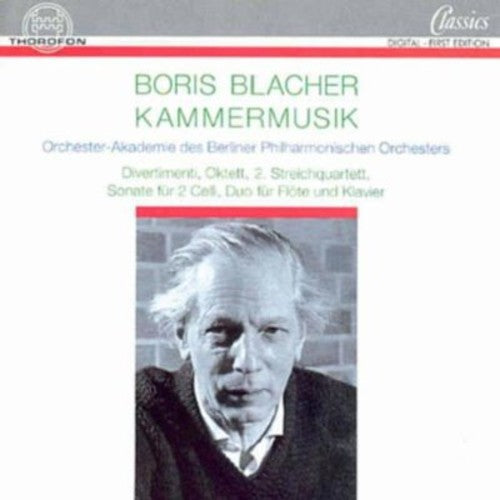 Blacher - Divertimenti / String Quartet No 2 / Octet - Music CD
