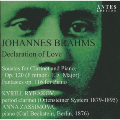 the album cover for Brahms / Zassimova / Rybakov - Declaration of Love