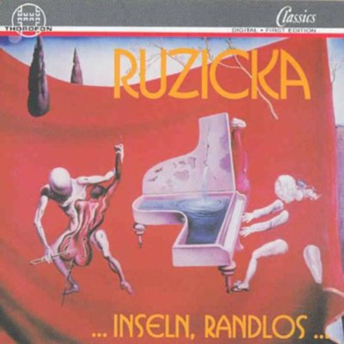 the album cover for Peter Ruzicka - Inseln Randlos / Die Sonne Sinkt