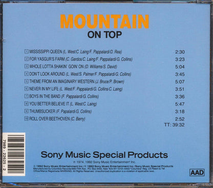 Mountain - Mountain On Top Music CD