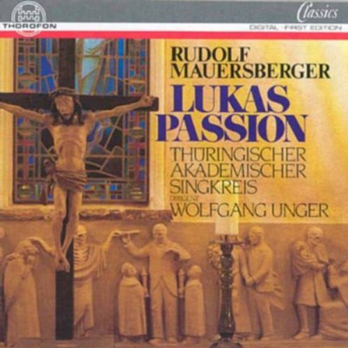 the album cover for ThÃ¼ringischer Akademischer Singkreis - Lukas Passion