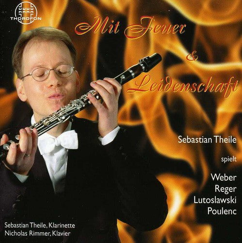 the album cover for Sebastian Theile, Nicholas Rimmer - Mit Feuer & Leidensemblechaft