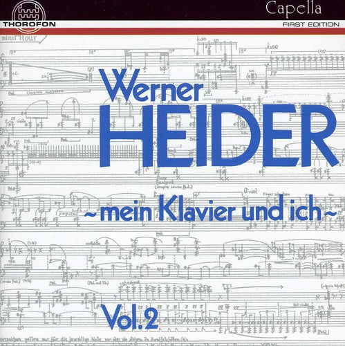 the album cover for Werner Heider - My Piano & I / 15 Tools / Hist of Music