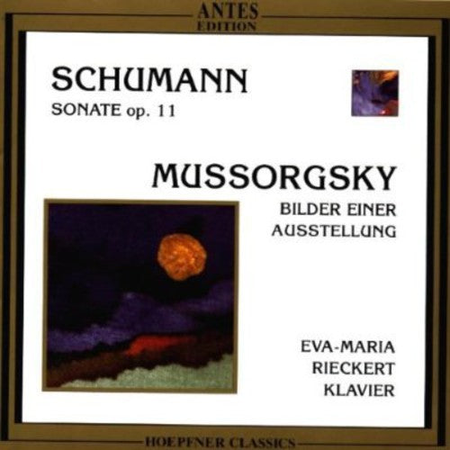 the album cover for Eva-Maria Rieckert - Sonata Op 11 / Bilder Einer Ausstellung
