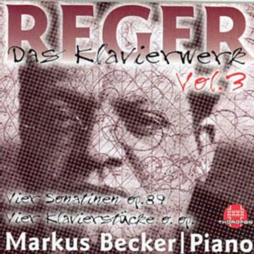 Reger / Becker - Piano Works 3 - Music CD