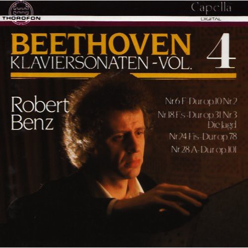 Beethoven / Benz,robert - Klaviersonaten 4 - Music CD