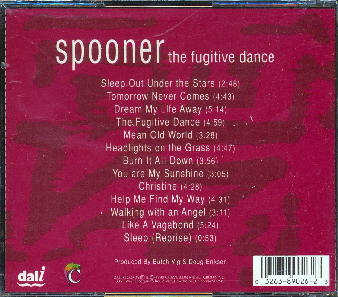 Spooner - The Fugitive Dance Music CD