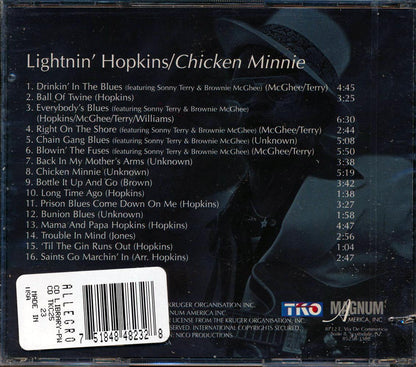 Lightnin' Hopkins - Chicken Minnie (marked/ltd stock) Music CD