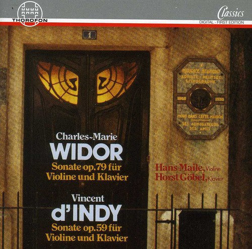 Widor / Maile,hans - Violin Sonatas - Music CD