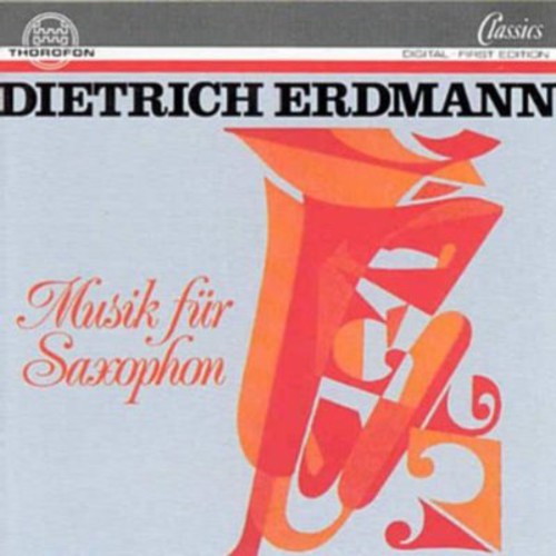 the album cover for Erdmann / Pomorska / Thuringen Philharmonic - Music for Saxophone