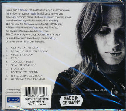 Carole King - The Early Years Music CD