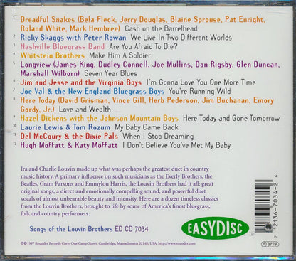 Bela Fleck, Nashville Bluegrass Band, Pat Enright, Etc. - Songs Of The Louvin Brothers (marked/ltd stock) Music CD