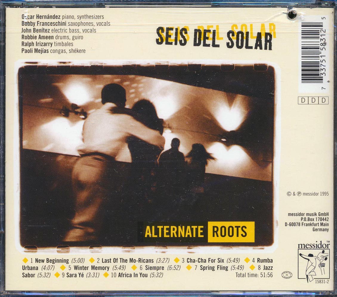 Seis Del Solar - Alternate Roots (marked/ltd stock) Music CD