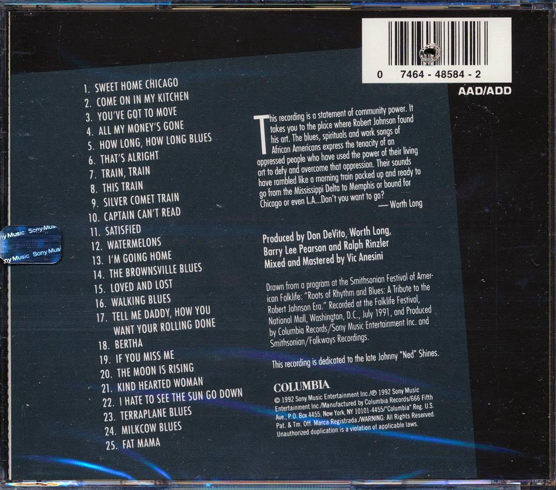 Johnny Ned Shones, Phil Wiggins, Lonnie Pitchford, Etc. - Roots Of Rhythm And Blues: A Tribute To The Robert Johnson Era (25 tracks) (marked/ltd stock) Music CD