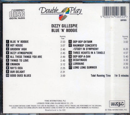 Dizzy Gillespie - Blue 'N' Boogie Music CD
