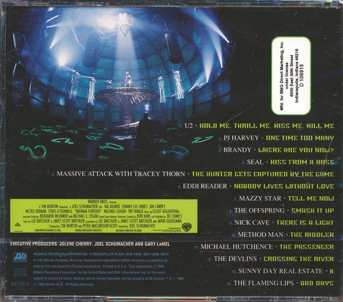 Various - Batman Forever: Music From And Inspired By The Motion Picture (incl. large booklet) Music CD