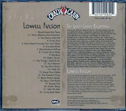 Lowell Fulson - Crazy Cajun Recordings (22 tracks) Music CD
