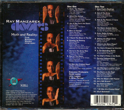 Ray Manzarek - Myth And Reality: The Spoken Word History (The True Story Of The Doors) Music CD