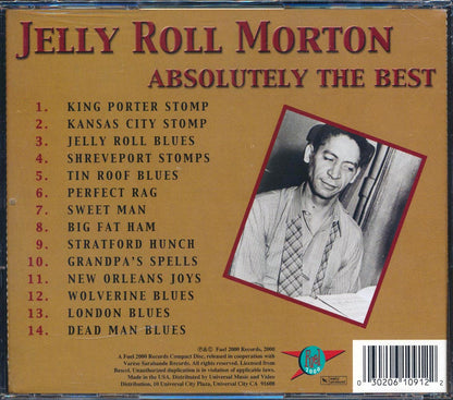 Jelly Roll Morton - Absolutely The Best Music CD