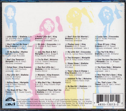 Gladiales, Marigolds, King Krooners, Meloaires, Etc. - Excello Vocal Groups (incl. large booklet) Music CD
