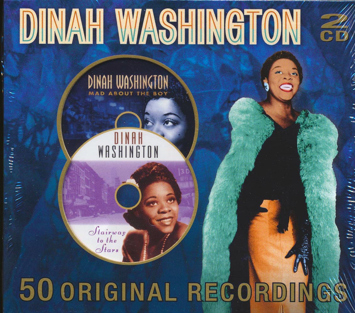 Dinah Washington - 50 Original Recordings: Mad About The Boy + Stairway To The Stars (50 tracks) (2xCD) Music CD