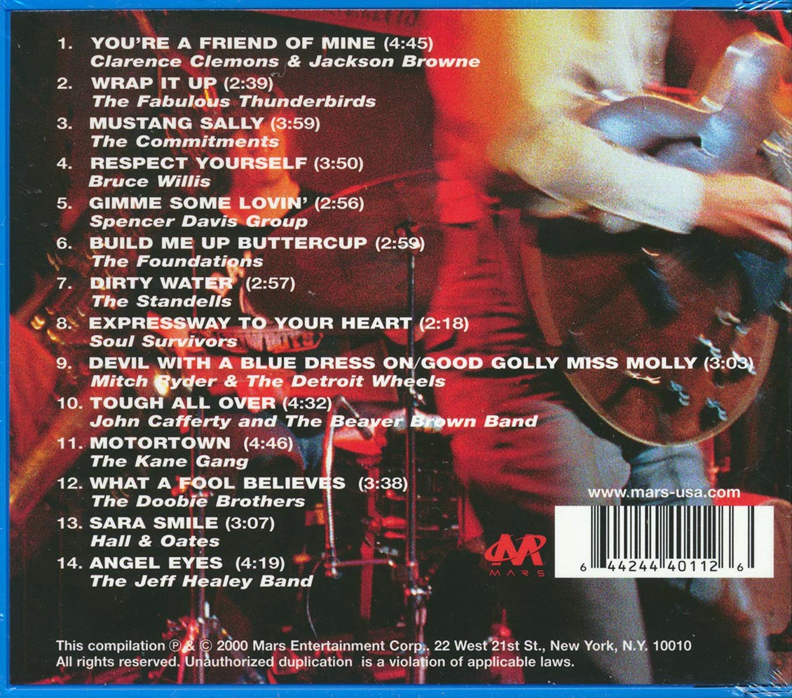 Hall & Oates, Soul Survivors, The Standells, Etc. - Blue Eyed Soul Music CD