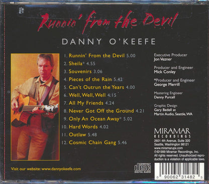 Danny O'Keefe - Runnin' From The Devil Music CD