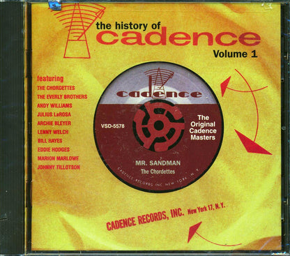 Andy Williams, The Chordettes, The Everly Brothers, Etc. - The History Of Cadence Volume 1 (marked/ltd stock) Music CD