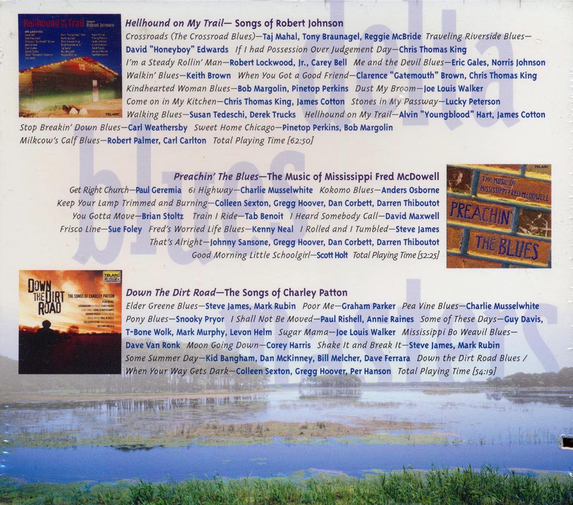 Robert Johnson, Mississippi Fred McDowell, Charley Patton, Etc. - A Salute To Delta Blues Masters (40 tracks) (3xCD) (marked/ltd stock) Music CD