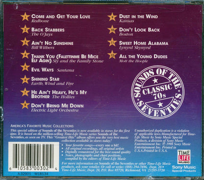Lynyrd Skynyrd Kansas Santana Boston Etc Sounds Of The Seventies Classic 70's Music CD