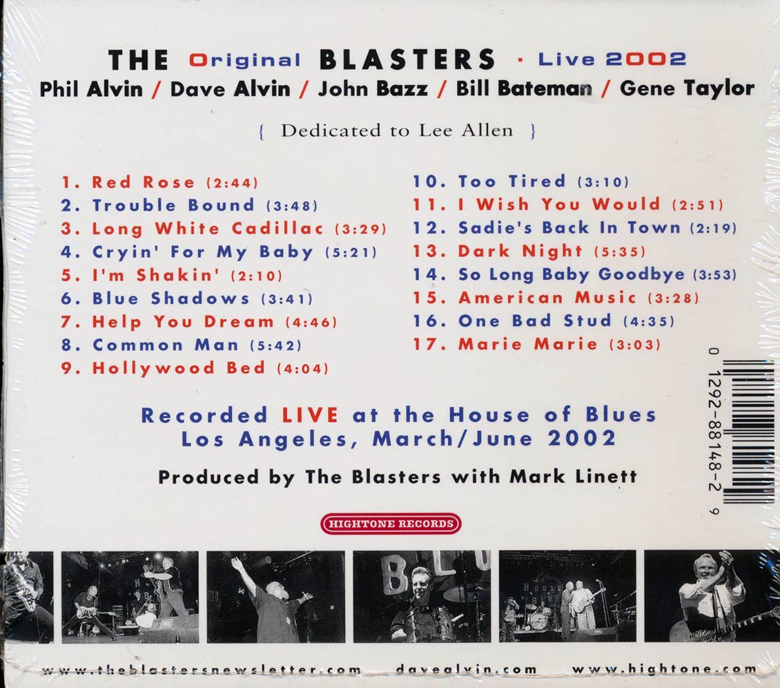 The Blasters - Trouble Bound: Live 2002 (marked/ltd stock) Music CD