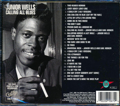 Junior Wells - Calling All Blues: The Chief, Profile & USA Recordings 1957-1963 (24 tracks) (marked/ltd stock) Music CD
