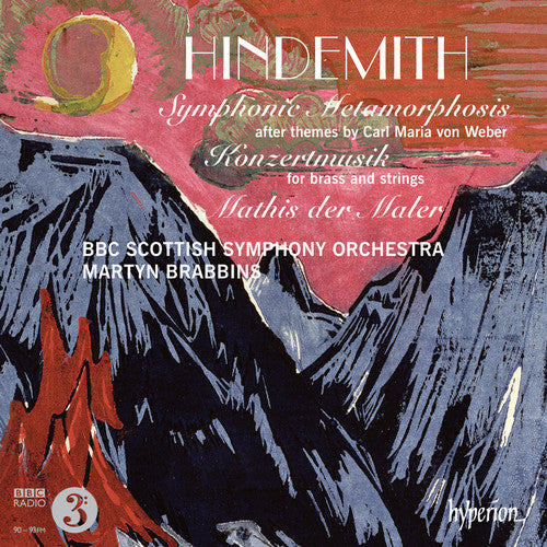 the album cover for Hindemith / Bbc Scottish Sym Orchestra / Brabbins - Symphonic Metamorphosis Mathis Der Maler