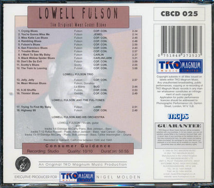 Lowell Fulson - The Original West Coast Blues Music CD