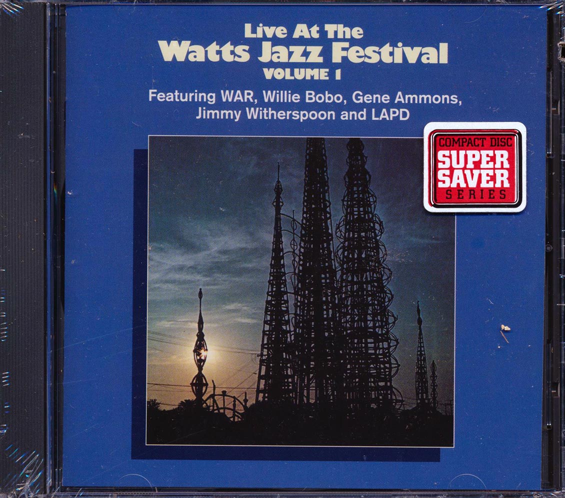 WAR, Willie Bobo, Gene Ammons, Etc. - Live At The Watts Jazz Festival Volume 1 (marked/ltd stock) Music CD