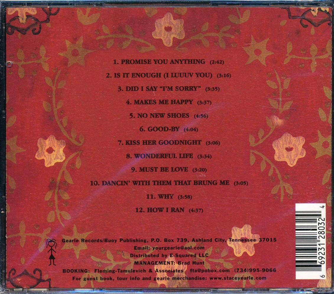 Stacey Earle - Dancin' With Them That Brung Me Music CD