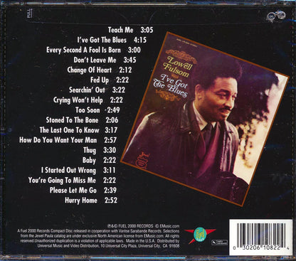 Lowell Fulson - I've Got The Blues (marked/ltd stock) (remastered) Music CD