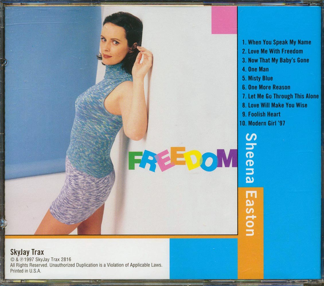 Sheena Easton - Freedom Music CD