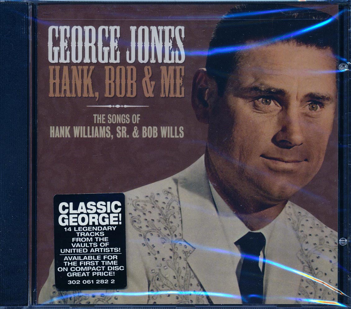 George Jones Hank Bob & Me The Songs Of Hank Williams Sr & Bob Wills Music CD