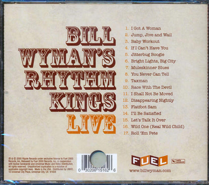 Bill Wyman's Rhythm Kings - Bill Wyman's Rhythm Kings's Rhythm Kings Live (marked/ltd stock) Music CD