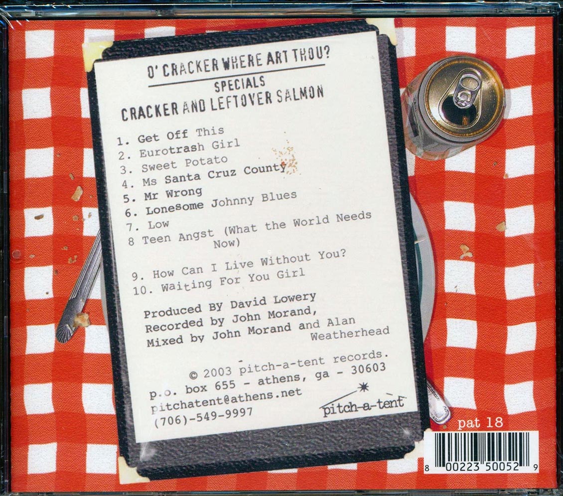 Cracker & Leftover Salmon - O Cracker Where Art Thou? Music CD