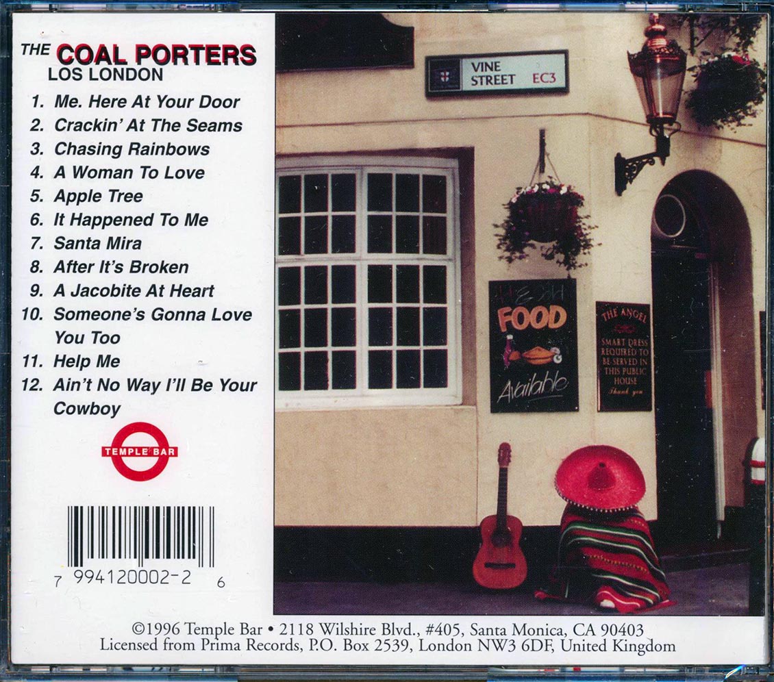 The Coal Porters Los London Music CD