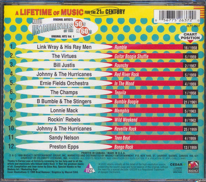 Various - Killer Instrumentals Of 50's & 60's Volume 1 Music CD